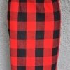 'Sheen Clothing', 'Lucy Pencil skirt', Red, Plaid,  size 8, 'new'.