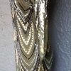 Evening dress, 1920's Gatsby inspired, 3/4 sleeve. - Image 2
