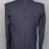 1940's, Double Breasted jacket, Navy pinstriped, gaberdine/wool, size M-L - Image 4