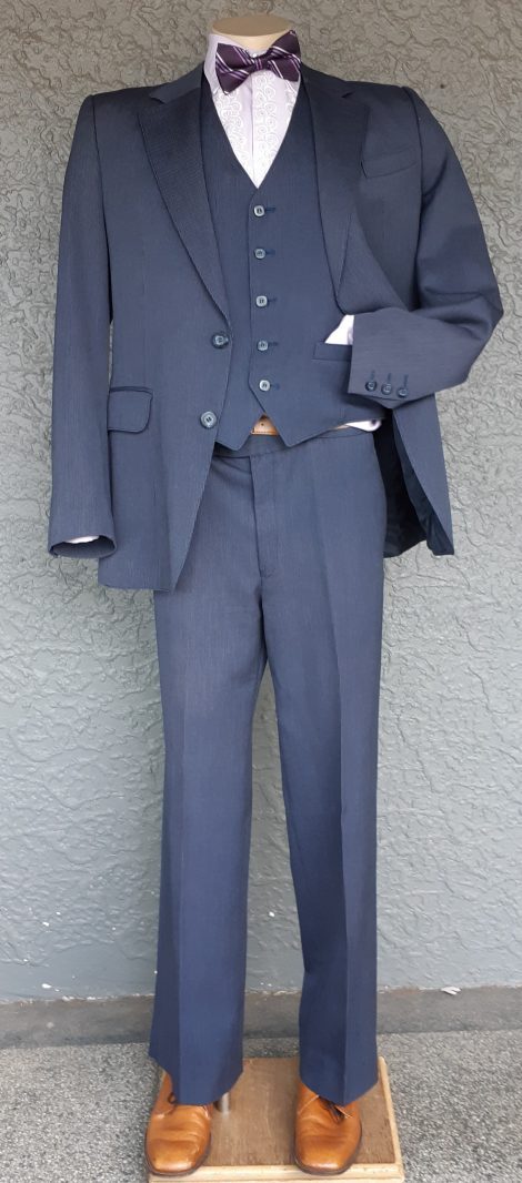 1970's 3 piece suit by 'Flair' size L, 36"