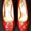 High Heels, Red, Leather, pointy toe, by 'Cellini' size 10 - Image 2