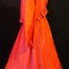 1980's Dress and Jacket, by 'Leon Haskin', taffeta, size 10 - Image 6