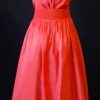 1980's Dress and Jacket, by 'Leon Haskin', taffeta, size 10 - Image 11