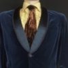 1970's, Wide tie,  Chocolate Brown, velvet, by 'Louis Pierrot' - Image 5