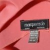 1920's Inspired, 1980's dress, by 'Masquerade Sydney' coral, polyester, with gloves & headband, size 12 - Image 8