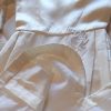 Vintage 1950's, Wedding Gown with train and veil, Satin, champagne colour, size 6 - Image 14