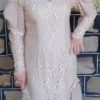 1980's, 'Titanic' inspired gown, Georgette & Lace, polyester, by 'Celeste', USA, size 12 - Image 8