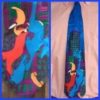 1980's, tie, 'Daffy Duck' print, by 'Davenport' for Warner Bros , polyester.