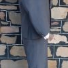 Suit, 1950's, 2 piece, grey, checked, wool, by 'Don Tailors of Adelaide' size S-30" - Image 3