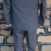 Suit, 1950's, 2 piece, grey, checked, wool, by 'Don Tailors of Adelaide' size S-30" - Image 4