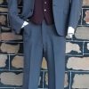 Suit, 1950's, 2 piece, grey, checked, wool, by 'Don Tailors of Adelaide' size S-30" - Image 11