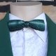 Bow tie, 1950's, USA, polyester, green print