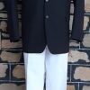 Blazer, black, 60's cut, single breasted, wool, by 'Flair' size XL - Image 5