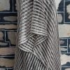 Kimono, Lurex, Black/gold striped, by 'Kendall James', one size. - Image 3