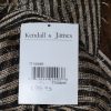 Kimono, Lurex, Black/gold striped, by 'Kendall James', one size. - Image 7