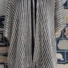 Kimono, Lurex, Black/gold striped, by 'Kendall James', one size. - Image 11