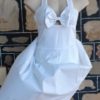 Halter Neck Swing dress, 50's inspired, white, Polyester/cotton, by 'Sunshine' size 10 - Image 2