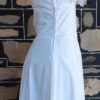 Halter Neck Swing dress, 50's inspired, white, Polyester/cotton, by 'Sunshine' size 10 - Image 4