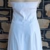 Halter Neck Swing dress, 50's inspired, white, Polyester/cotton, by 'Sunshine' size 10 - Image 5