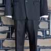 Tailored fit, 2 button Suit, black/brown pinstripe, by 'Melbourne Fashion Venue' size M - Image 2