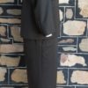 Tailored fit, 2 button Suit, black/brown pinstripe, by 'Melbourne Fashion Venue' size M - Image 4