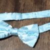 Bow Tie, pale blue, satin polyester, by 'Jon Vandyk', Holland - Image 3