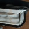 1940's Clutch Bag, Brown, Vinyl, By 'Gold Crest N.S.W.', small - Image 6