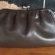 1940's Clutch Bag, Brown, Vinyl, By 'Gold Crest N.S.W.', small