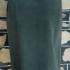 1970's, Suede Skirt Suit, forest green, size 14 - Image 8