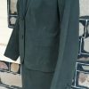 1970's, Suede Skirt Suit, forest green, size 14 - Image 9