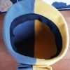 1970's 'Jockey' style suede hat, mustard/slate, by 'Eldee of Sydney', size 54cm - Image 8