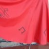 Full Circle Skirt, Red, Cotton, Handmade, size 10-12 - Image 7