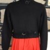 1950's, Vintage Cropped Cardigan, black, lambswool/angora, by 'I Did It', size M - Image 6