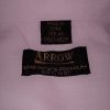 Vintage Dinner Shirt, Pale Lavender, poly/cotton, by 'Arrow', size 2XL - Image 2