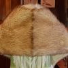 Vintage Faux Fur Wrap, Beige/Olive, polyester/nylon, 33cm X 163cm. - Image 5