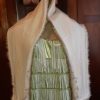 Vintage Faux Fur Wrap, Beige/Olive, polyester/nylon, 33cm X 163cm. - Image 10