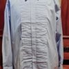 Vintage Dinner Shirt, Pale Lavender, poly/cotton, by 'Arrow', size 2XL - Image 6