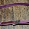 Belt, Canvas/ leather, maroon/ grey, size 32"-36", by 'Farah' - Image 4