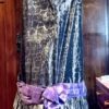 Roaring Twenties inspired dress, Polyester/metallic, Silver, handmade, size 8 - Image 5