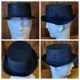 Top Hat, Black, Plastic by 'Swedias', one size
