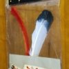 Indigenous American Headpiece, elastic and feathers, by 'Carnival Products' - Image 3