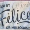 1950s Cocktail Frock, Mushroom Pink, Rayon, styled by 'Felice' of Melbourne, size 6 - Image 3
