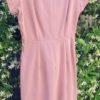 1950s Cocktail Frock, Mushroom Pink, Rayon, styled by 'Felice' of Melbourne, size 6 - Image 8