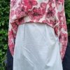 Sundress, Pink/white floral, cotton, by 'Jacqui-E', size 12 - Image 7