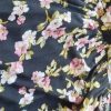 Handkerchief Hem, A-line Summer Dress, Black floral, Viscose, by 'Fate' size 12 - Image 9