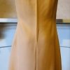 1960's Shift Dress, Mustard, wool, by 'Jane Alain of France', 'new', size M-L - Image 10