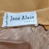 1960's Shift Dress, Mustard, wool, by 'Jane Alain of France', 'new', size M-L - Image 15