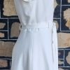 70's Inspired Swing Dress, by 'Sensorial Fashion', white, polyester, size 10 - Image 4