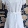 70's Inspired Swing Dress, by 'Sensorial Fashion', white, polyester, size 10 - Image 5