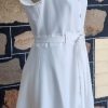 70's Inspired Swing Dress, by 'Sensorial Fashion', white, polyester, size 10 - Image 6